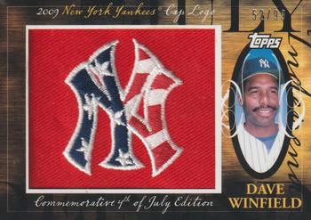 2010 Topps - Manufactured Hat Logo Patch #MHR-366 Dave Winfield Front