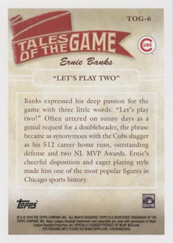 2010 Topps - Tales of the Game #TOG-6 