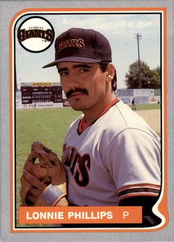 1987 Pacific Everett Giants #5 Lonnie Phillips Front