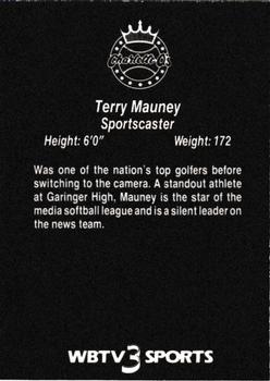 1987 WBTV Charlotte O's #NNO Terry Mauney Back