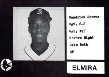 1987 Cain Elmira Pioneers Black #6 Kendrick Bourne Front