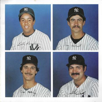1983 New York Yankees Photo Album #NNO Steve Balboni / Ray Fontenot / Don Mattingly / Bobby Meacham Front