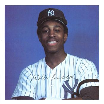 1981 New York Yankees Photo Album #NNO Willie Randolph Front