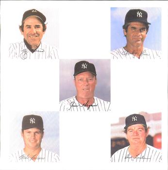 1979 New York Yankees Photo Album #NNO Yogi Berra / Charley Lau / Jim Hegan / Mike Ferraro / Art Fowler Front