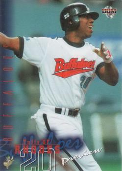 2001 BBM Preview #P119 Tuffy Rhodes Front