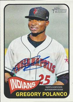 2014 Topps Heritage Minor League - Real One Autographs #ROA-GP Gregory Polanco Front