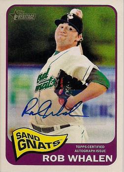 2014 Topps Heritage Minor League - Real One Autographs #ROA-RW Rob Whalen Front