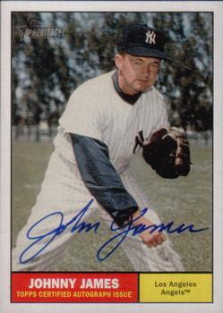 2010 Topps Heritage - Real One Autographs #ROAJJ Johnny James Front