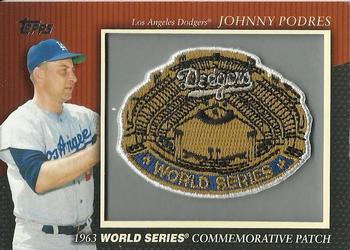 2010 Topps - Manufactured Commemorative Patch #MCP-18 Johnny Podres Front