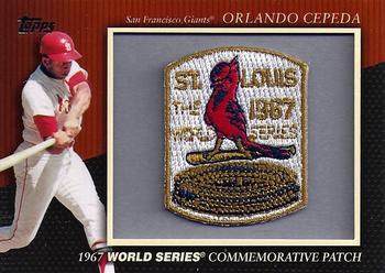 2010 Topps - Manufactured Commemorative Patch #MCP-21 Orlando Cepeda Front
