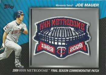 2010 Topps - Manufactured Commemorative Patch #MCP-47 Joe Mauer Front