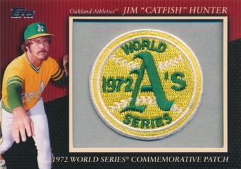 2010 Topps - Manufactured Commemorative Patch #MCP60 Jim Hunter Front