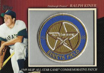 2010 Topps - Manufactured Commemorative Patch #MCP67 Ralph Kiner Front