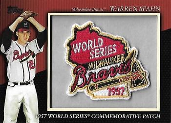 2010 Topps - Manufactured Commemorative Patch #MCP86 Warren Spahn Front