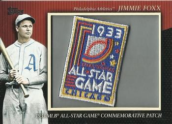 2010 Topps - Manufactured Commemorative Patch #MCP89 Jimmie Foxx Front