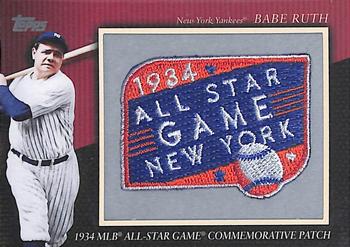 2010 Topps - Manufactured Commemorative Patch #MCP93 Babe Ruth Front