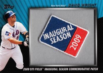 2010 Topps - Manufactured Commemorative Patch #MCP95 David Wright Front