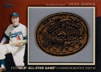 2010 Topps - Manufactured Commemorative Patch #MCP-14 Duke Snider Front