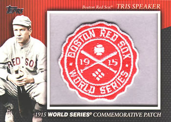 2010 Topps - Manufactured Commemorative Patch #MCP-1 Tris Speaker Front