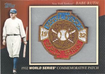 2010 Topps - Manufactured Commemorative Patch #MCP-3 Babe Ruth Front