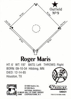 1998 Kenner Starting Lineup Cards Classic Doubles #546431 Roger Maris Back
