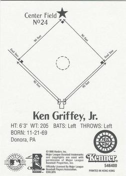 1998 Kenner Starting Lineup Cards Classic Doubles #546400 Ken Griffey, Jr. Back