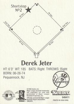 1998 Kenner Starting Lineup Cards Classic Doubles #NNO Derek Jeter Back