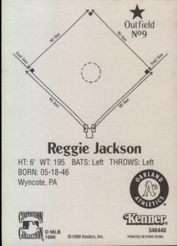 1998 Kenner Starting Lineup Cards Classic Doubles #NNO Reggie Jackson Back