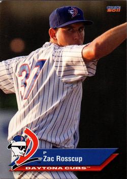 2011 Choice Daytona Cubs #20 Zac Rosscup Front