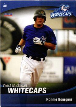 2008 Choice West Michigan Whitecaps #1 Ronnie Bourquin Front