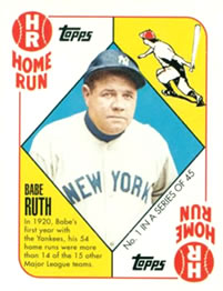 2010 Topps - 1951 Blue Back #1 Babe Ruth Front