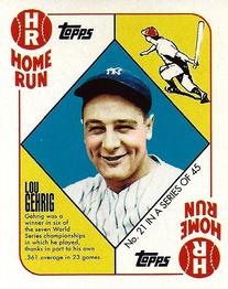 2010 Topps - 1951 Blue Back #21 Lou Gehrig Front