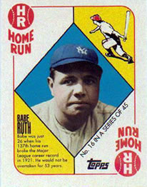 2010 Topps - 1951 Red Back #16 Babe Ruth Front