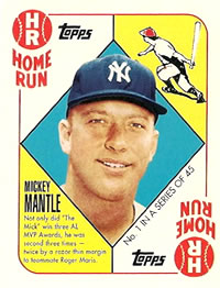 2010 Topps - 1951 Red Back #1 Mickey Mantle Front