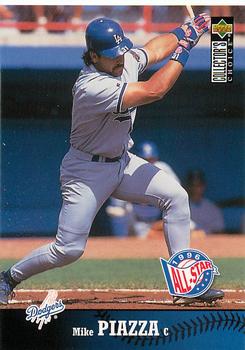 1997 Collector's Choice Los Angeles Dodgers #LA10 Mike Piazza Front
