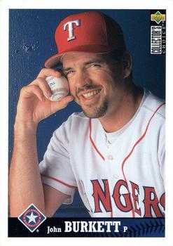 1997 Collector's Choice Texas Rangers #TR10 John Burkett Front