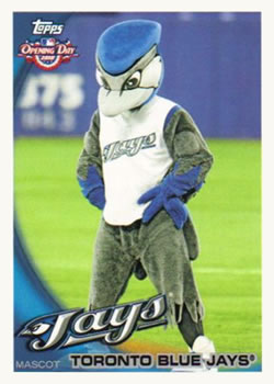 2010 Topps Opening Day - Mascots #M24 Ace Front