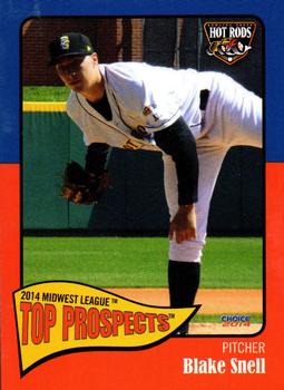 2014 Choice Midwest League Top Prospects #03 Blake Snell Front