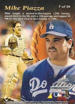 1997 Pinnacle Mint Collection - Bronze #7 Mike Piazza Back