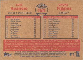 2006 Topps Heritage - Then and Now #TN4 Luis Aparicio / Chone Figgins  Back