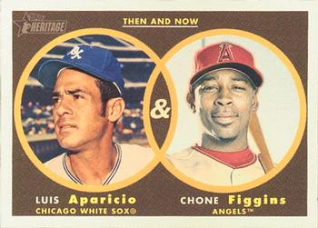 2006 Topps Heritage - Then and Now #TN4 Luis Aparicio / Chone Figgins  Front