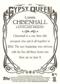 2015 Topps Gypsy Queen #262 Lonnie Chisenhall Back
