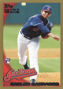 2010 Topps - Gold #164 Carlos Carrasco Front