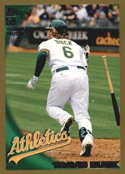 2010 Topps - Gold #322 Travis Buck Front