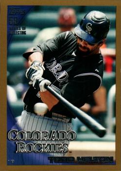 2010 Topps - Gold #509 Todd Helton Front