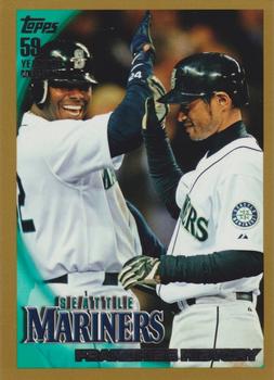 2010 Topps - Gold #515 Seattle Mariners Front