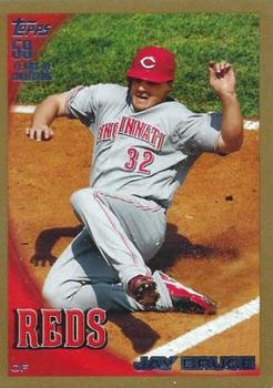 2010 Topps - Gold #599 Jay Bruce Front