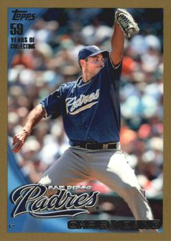 2010 Topps - Gold #657 Chris Young Front