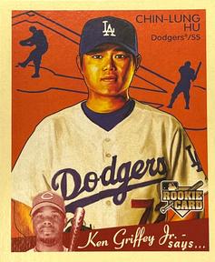 2008 Upper Deck Goudey - Mini Red Backs #100 Chin-Lung Hu Front