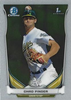 2014 Bowman Chrome - Prospects #BCP85 Chad Pinder Front